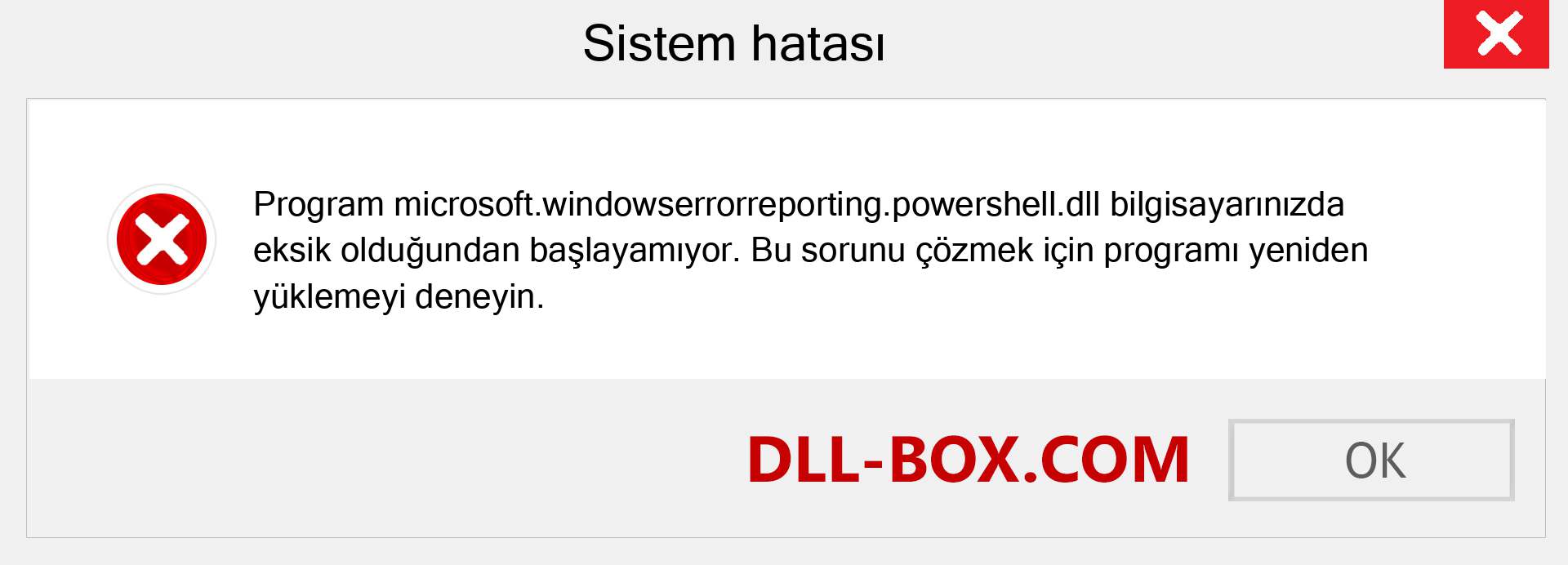 microsoft.windowserrorreporting.powershell.dll dosyası eksik mi? Windows 7, 8, 10 için İndirin - Windows'ta microsoft.windowserrorreporting.powershell dll Eksik Hatasını Düzeltin, fotoğraflar, resimler